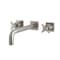 Kingston Brass KS6028DX Wall Mount Tub Faucet, Brushed Nickel KS6028DX - alternate 1